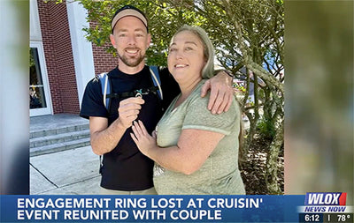 Good Samaritans Rescue Engagement Ring Lost at 'Cruisin' the Coast' Event