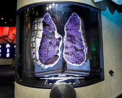 Birthstone Feature: Perot Museum Visitors Get to 'Crack Open' Amethyst Geode