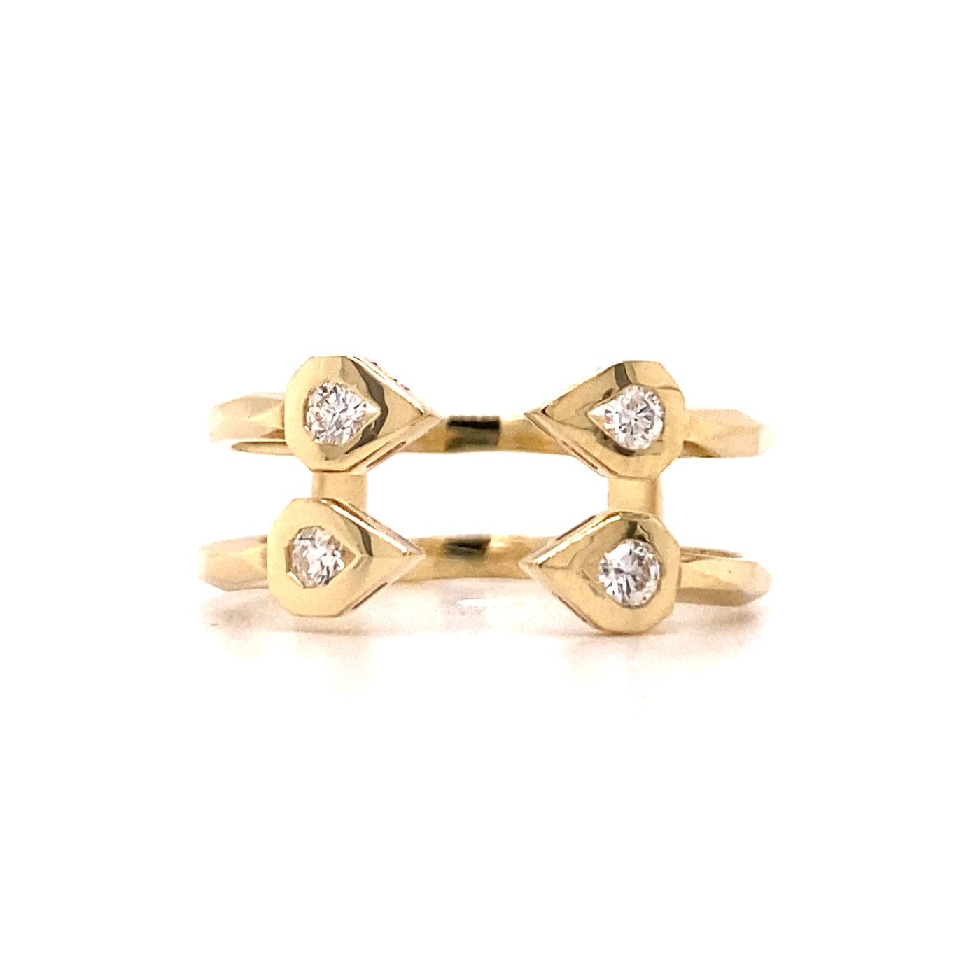 Diamond Ring Enhancer Band in Yellow Gold