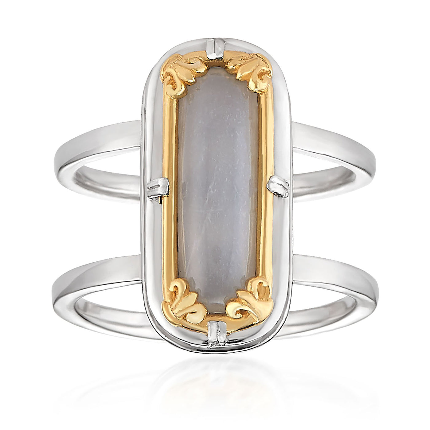 Anatoli Jewelry, Inc.Ttwo-Tone Moonstone Ring