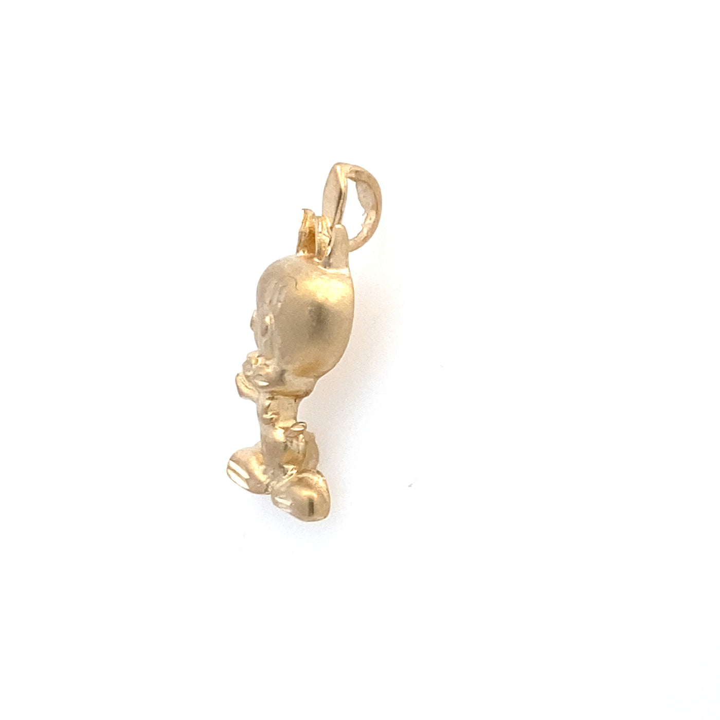 Estate Yellow Gold Tweety Pie Pendant