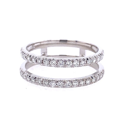 Diamond Wrap Band in White Gold by B&C