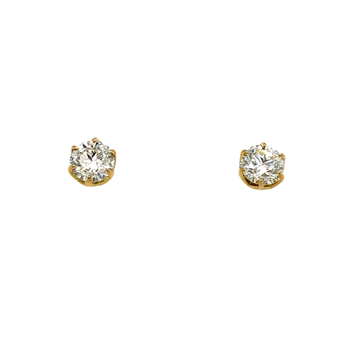 2.0 ctw Diamond Stud Earrings in White Gold "Best Collection" by B&C