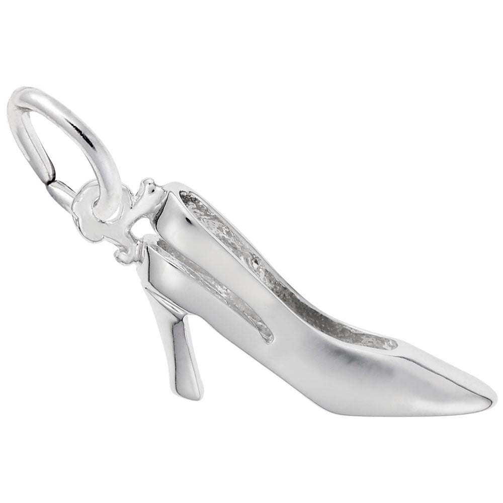 Silver Sling Back Shoe 2423