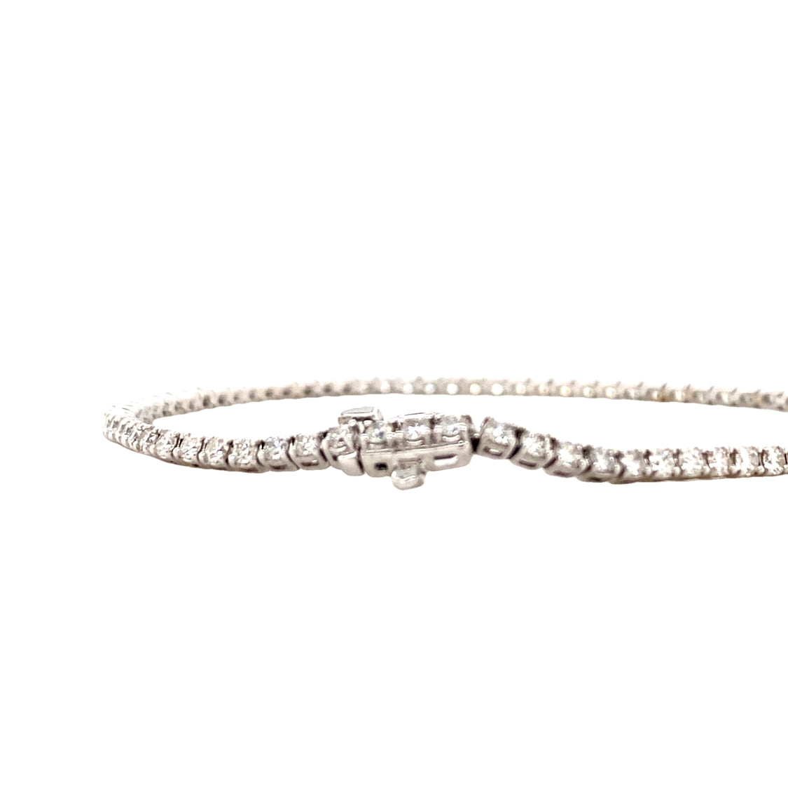 2ct Diamond Tennis Bracelet in White Gold