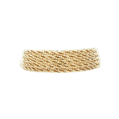 Estate Fancy Link Bracelet in Yellow Gold