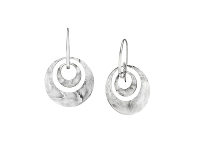 E. L. Designs Silver Drop Earrings