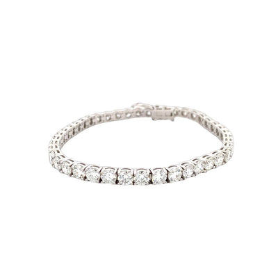 White Gold 12.77ctw Diamond Tennis Bracelet