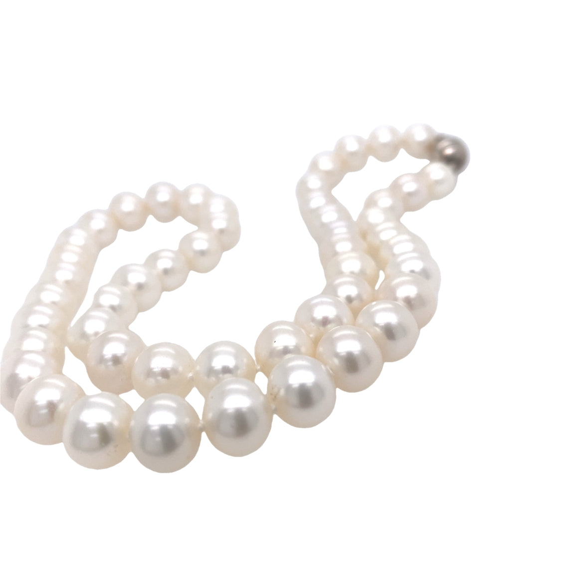 Silver Freshwater Pearl Necklace AE-SERIES