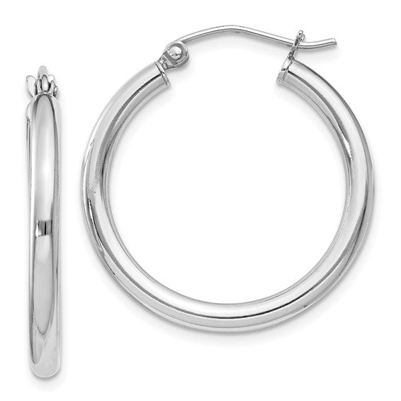Silver Hoop Earrings QE4385