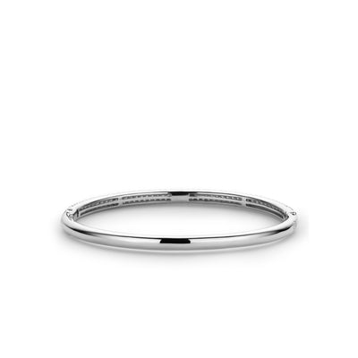 Ti Sento Silver CZ Sparkle Bangle