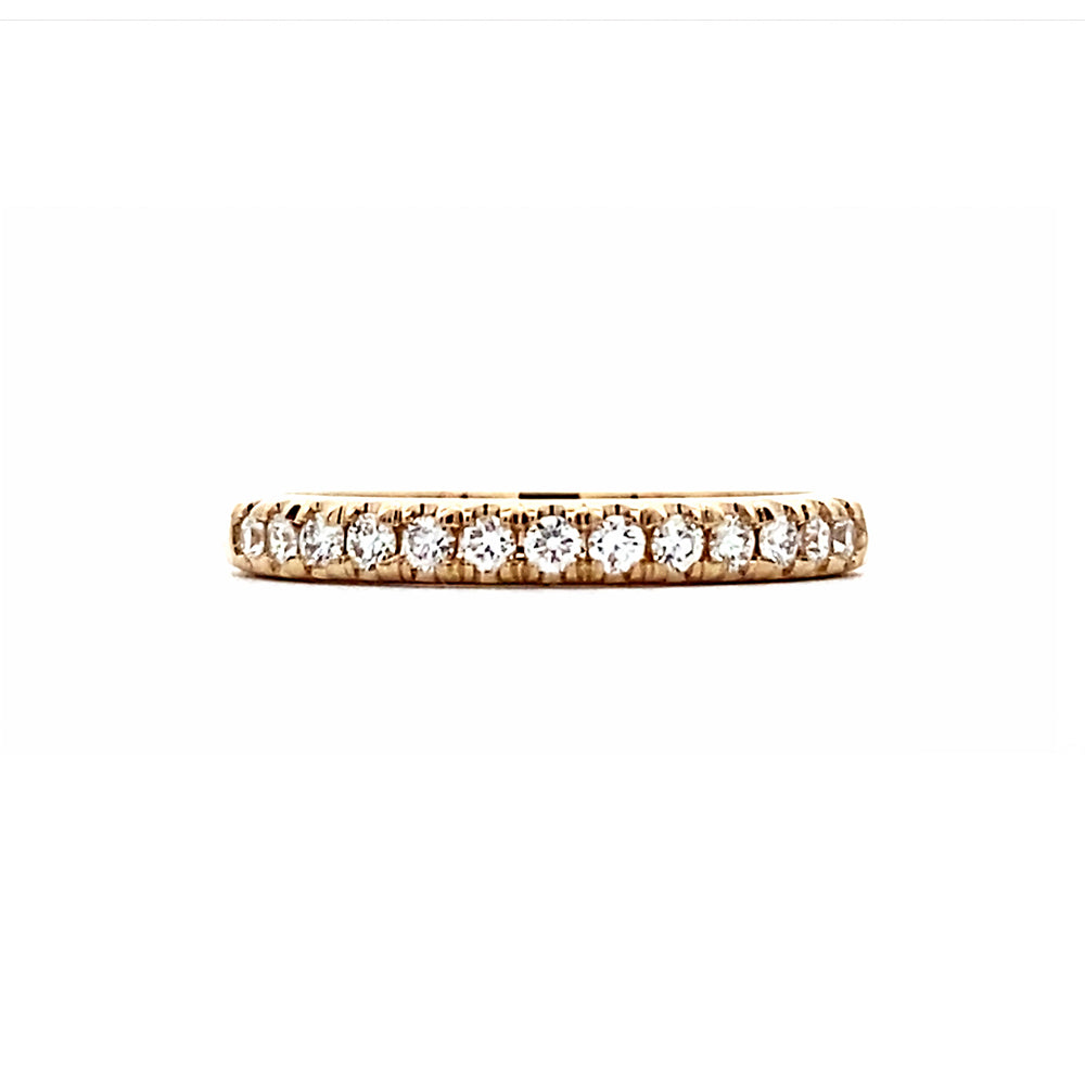 Beeghly & Co.  Yellow Gold  Round Diamond Wedding Band - Lady's BCR-7-25Y