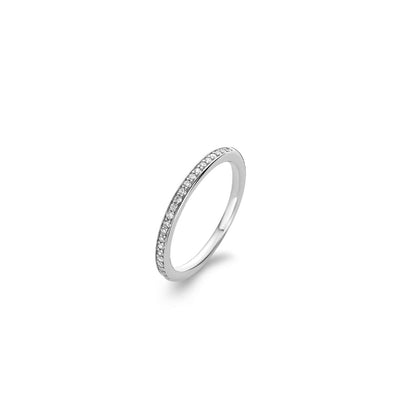 CZ Thin Band in Silver by Ti Sento Milano