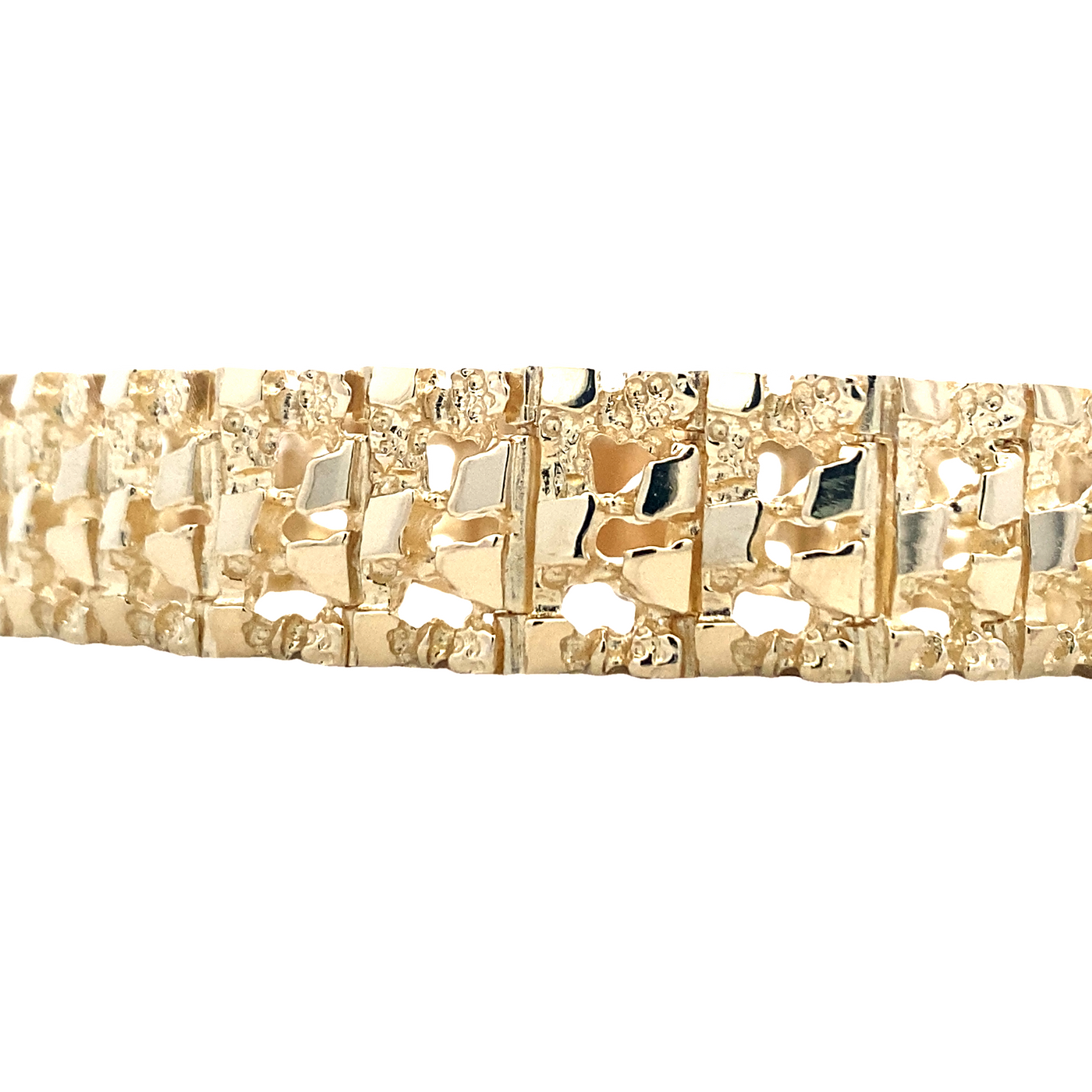 BCJ Estate Jewelry Yellow Gold D/C Fancy Link Bracelet