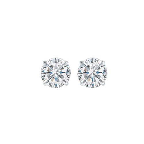 3/4ctw Diamond Stud Earrings in White Gold