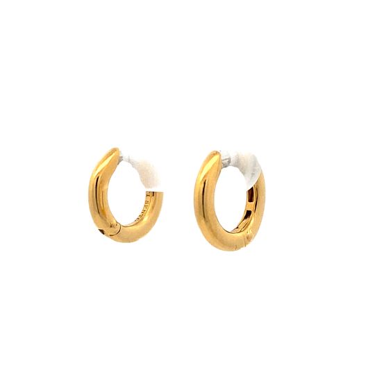 Huggie Earrings in Yellow Gold by Ti Sento Milano