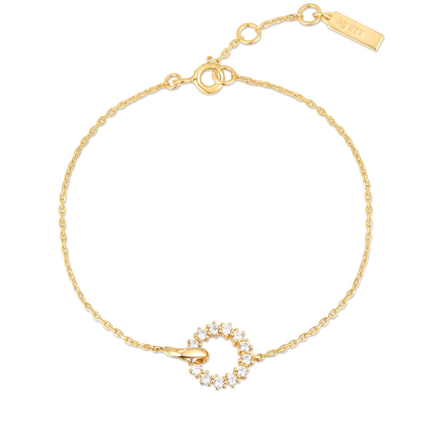 Ania Haie Yellow Gold Fancy Link Bracelets B056-01G
