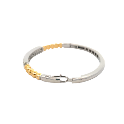 Ti Sento Milano Two-Tone Sparkle Bangle