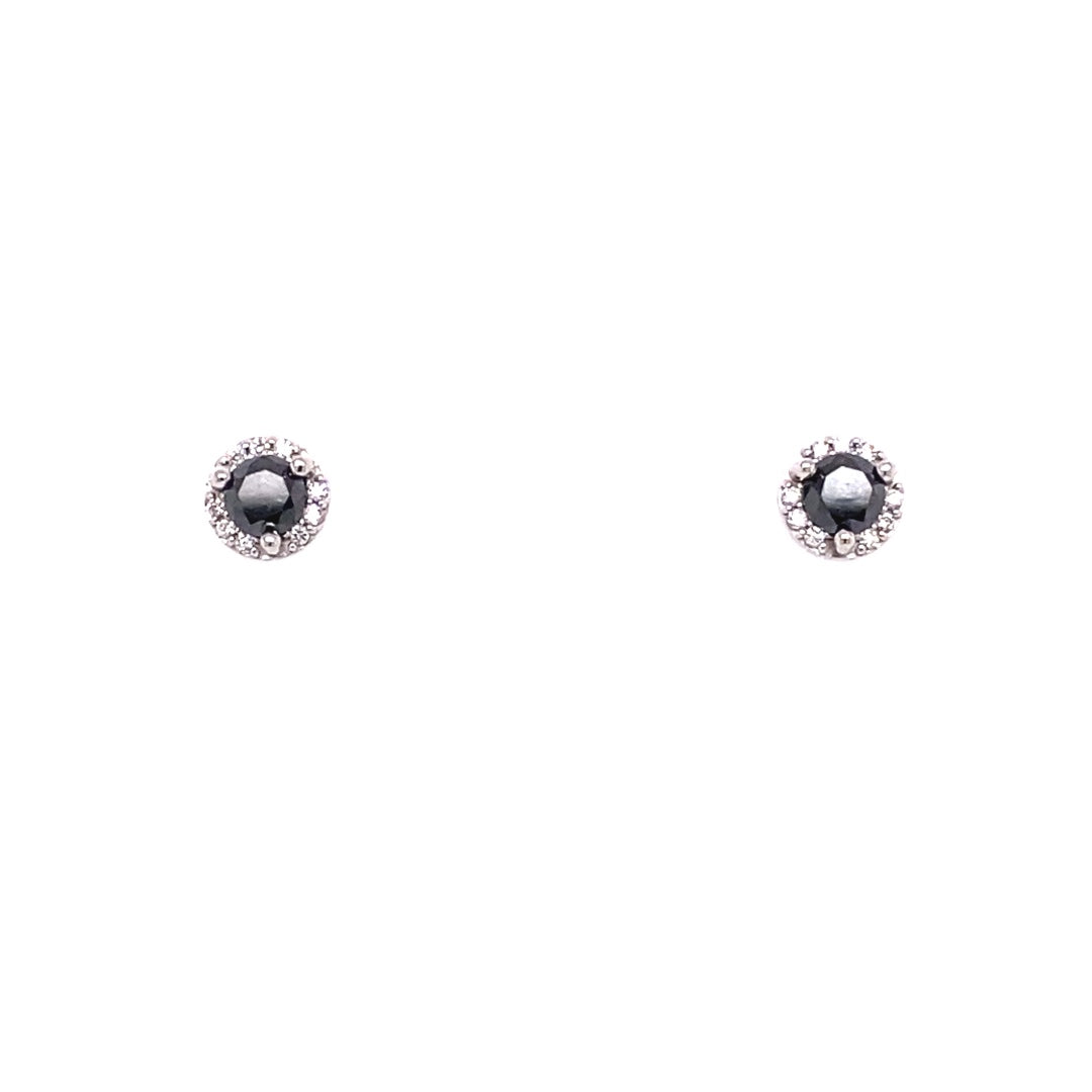 Beeghly & Co. 14 KT White Gold Diamond Stud Earrings SS24563
