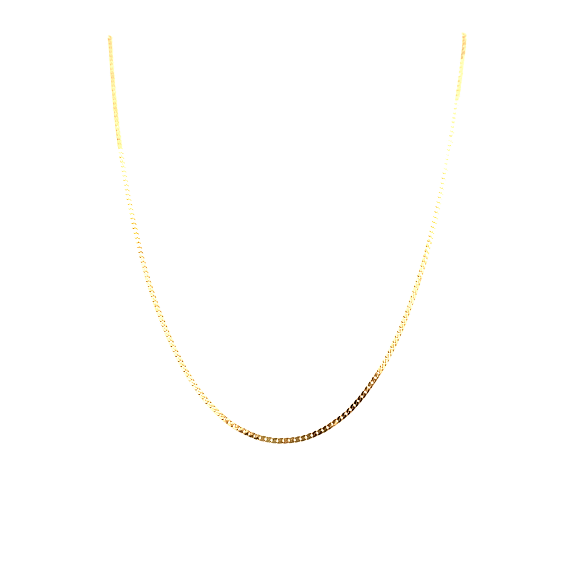 Estate 16" Serpentine Chain in Yellow Gold