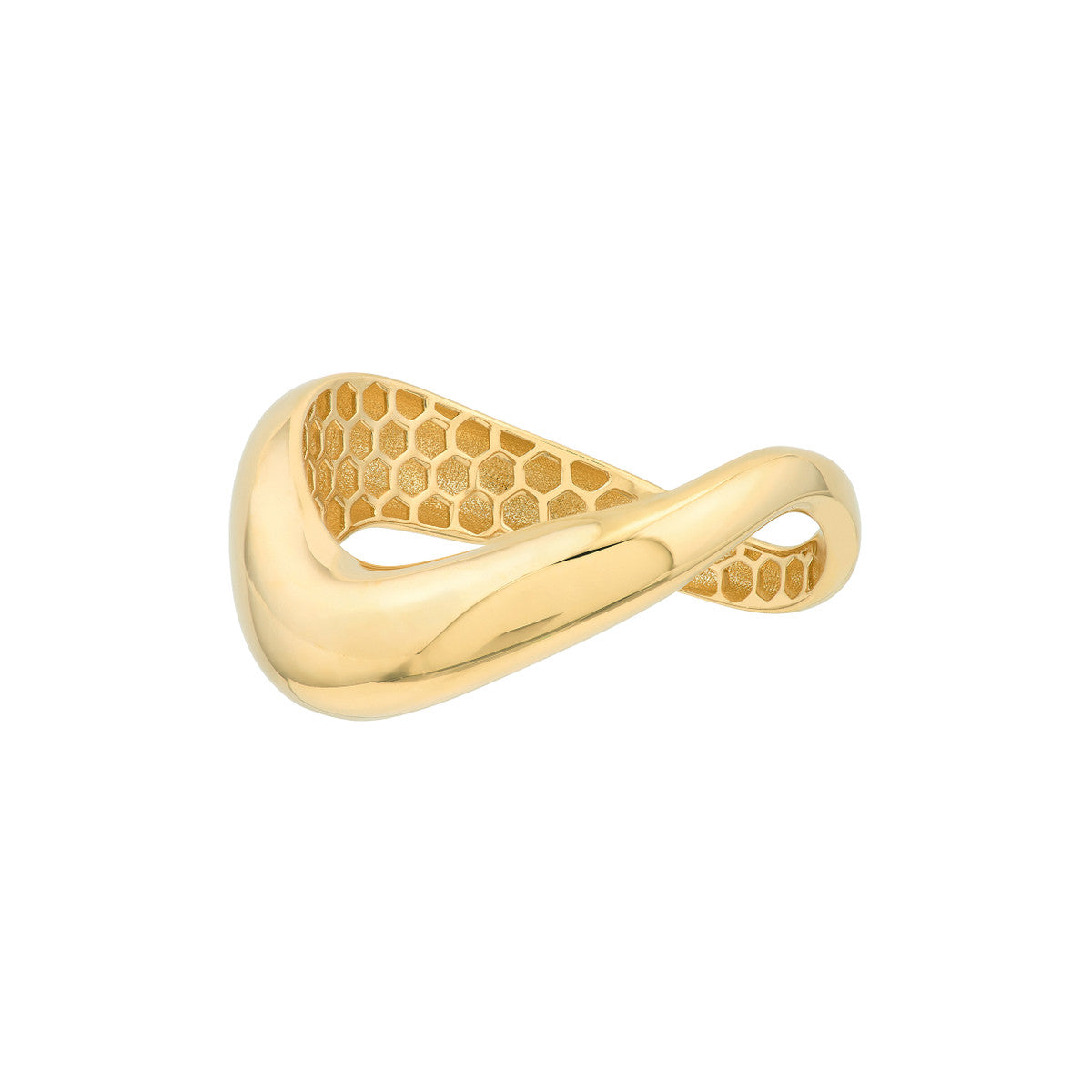 Yellow Gold Free Form Ring