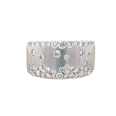 Diamond Constellation Ring in White Gold