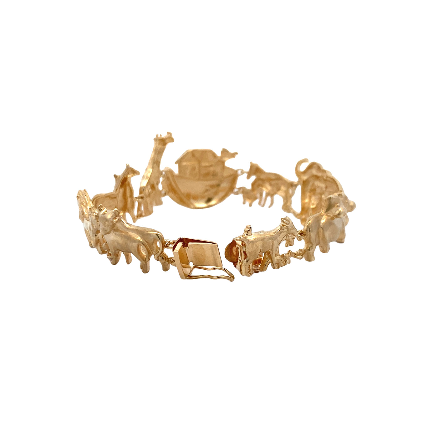 BCJ Estate Jewelry Yellow Gold Noah's Ark Bracelet