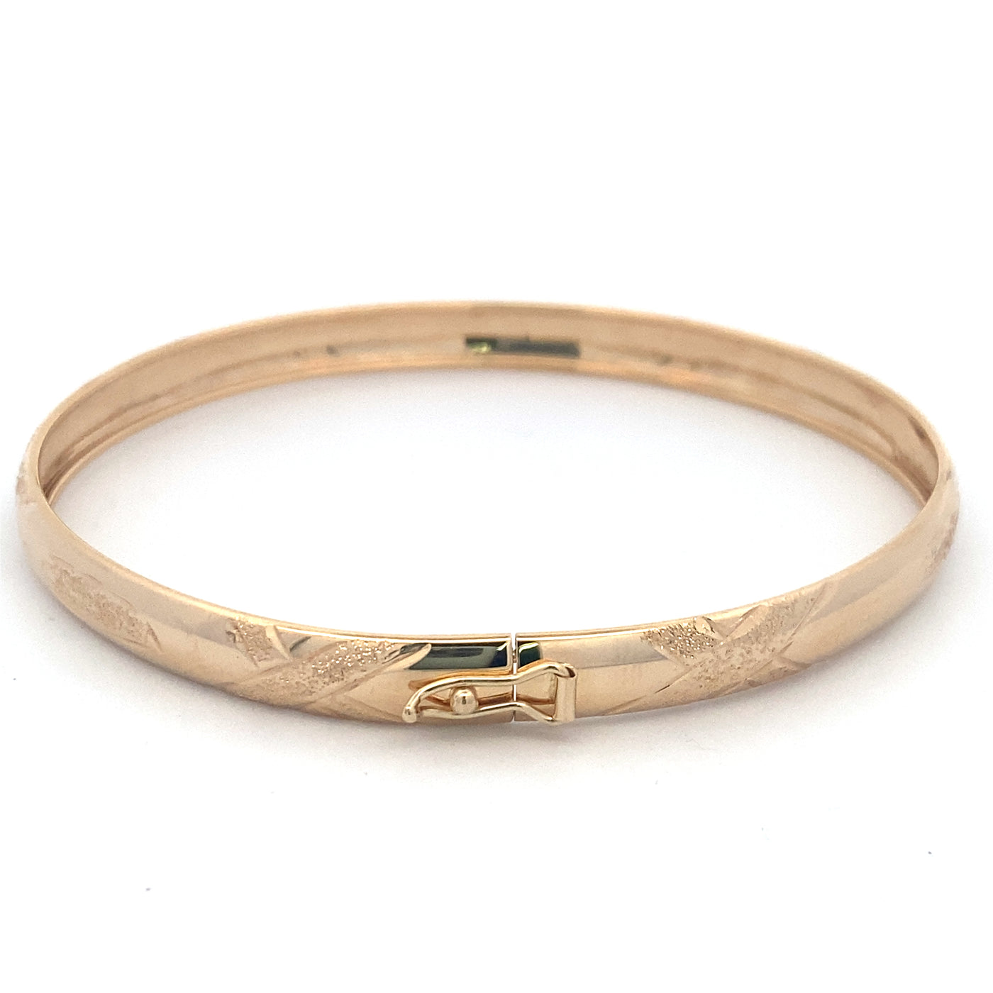 BCJ Estate Jewelry Yellow Gold Flex Bangle