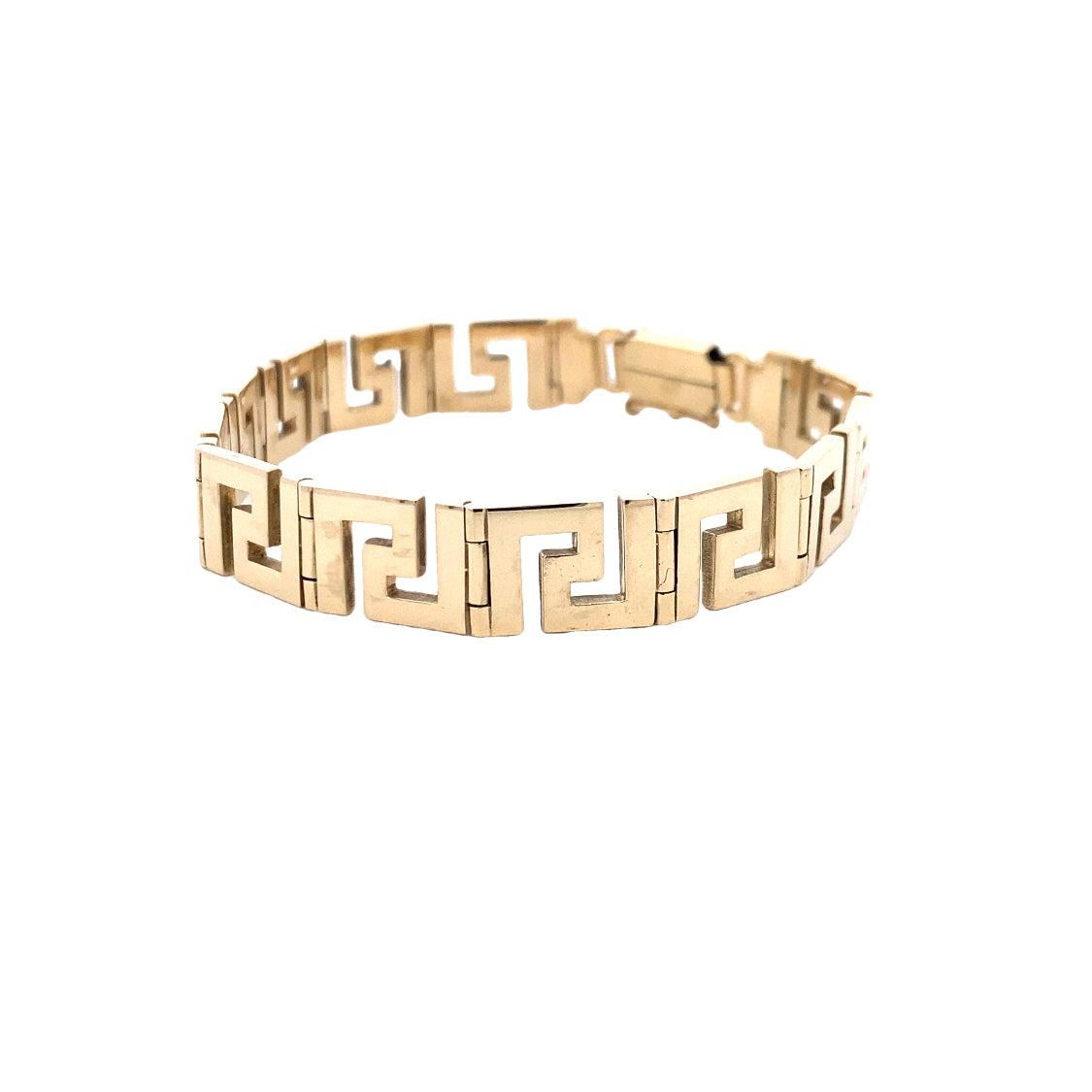 Estate Yellow Gold Fancy Link Bracelet