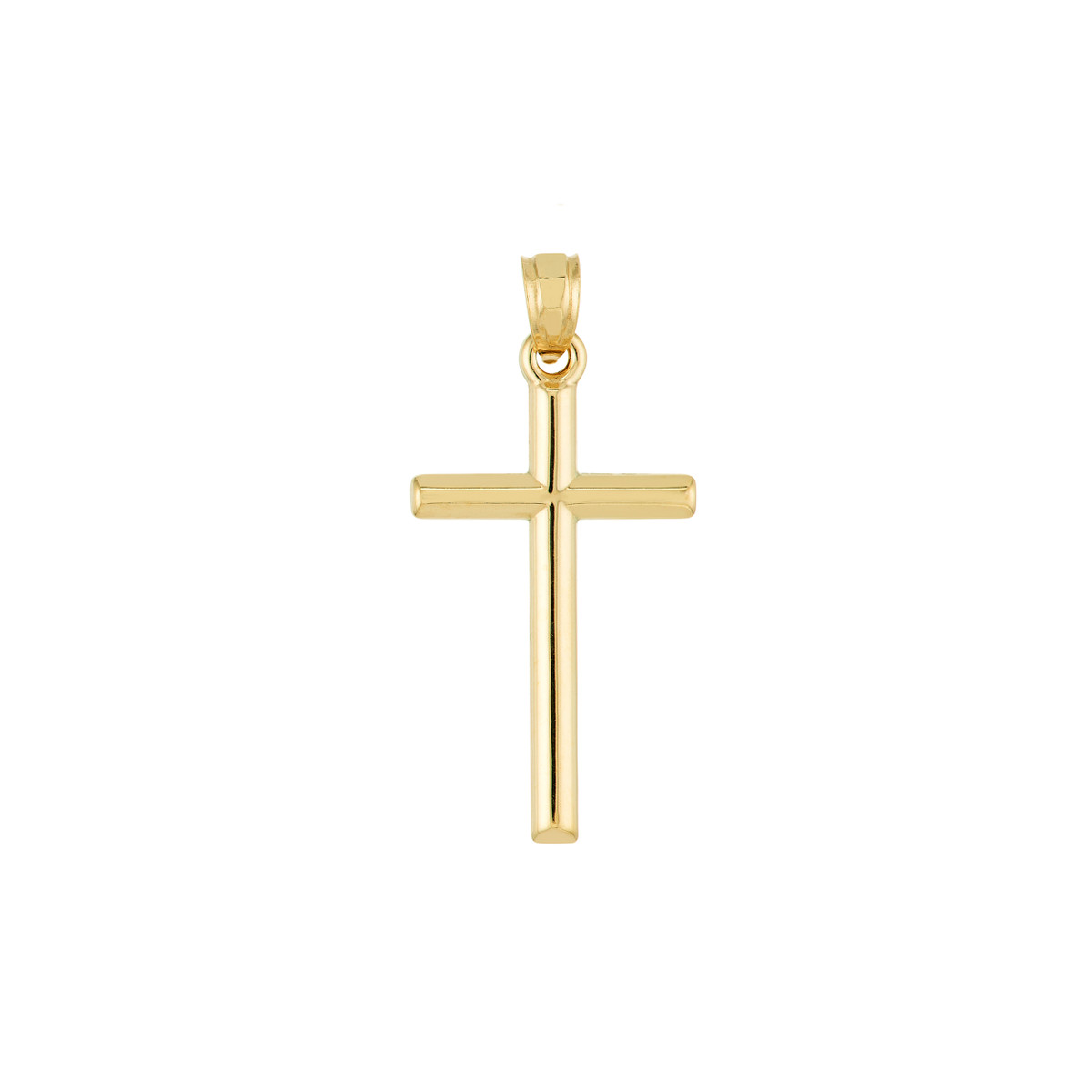 Yellow Gold Religious  Cross Pendants TM001848-14Y