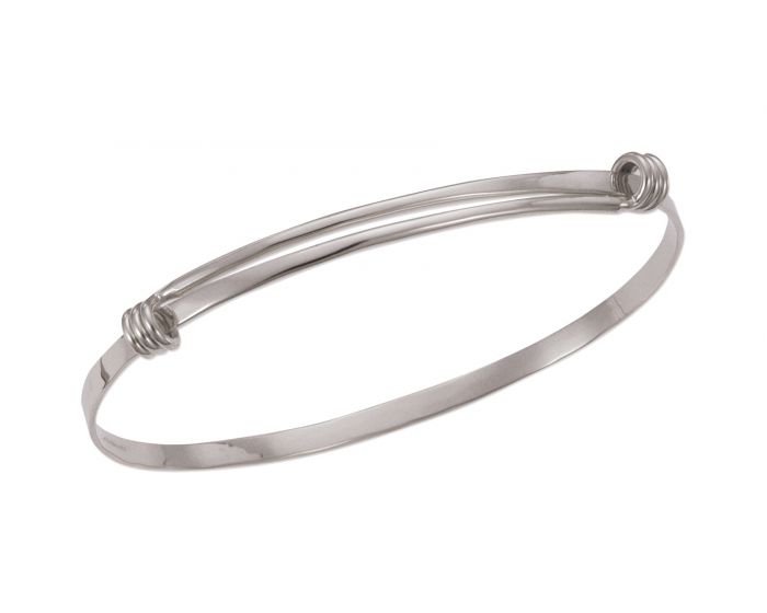 Signature Petite Bangle in Silver by E.L. Designs