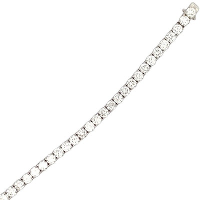 White Gold 12.77ctw Diamond Tennis Bracelet