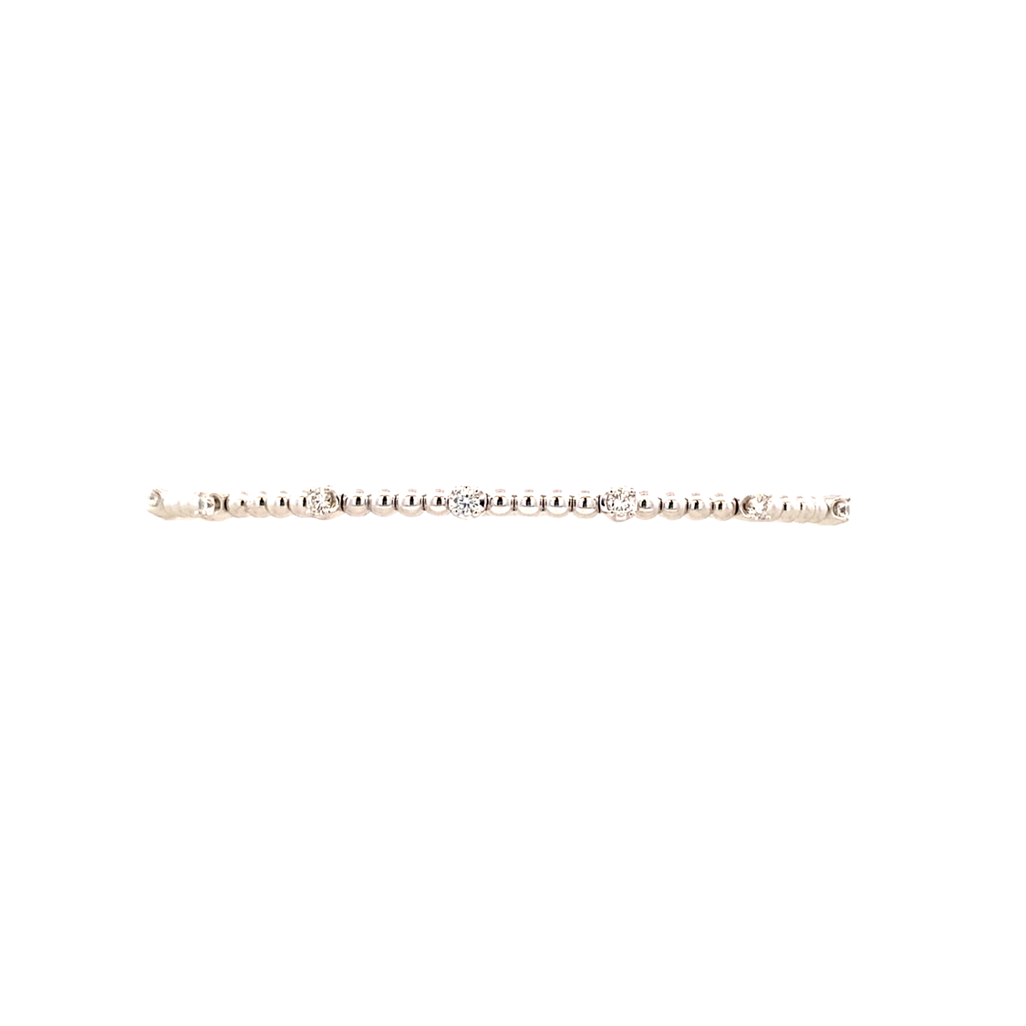 Gabriel & Co. White Gold Diamond Bangle