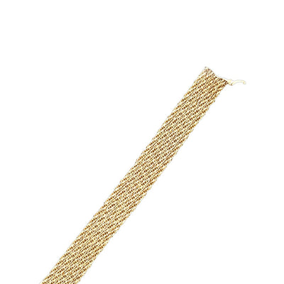 Estate Fancy Link Bracelet in Yellow Gold