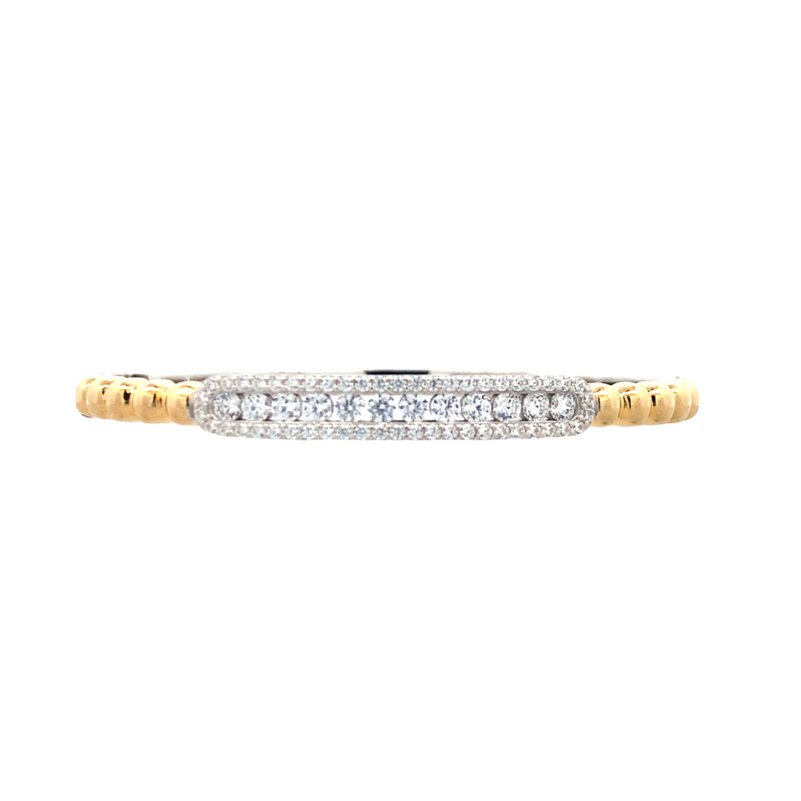 Ti Sento Milano Two-Tone Sparkle Bangle