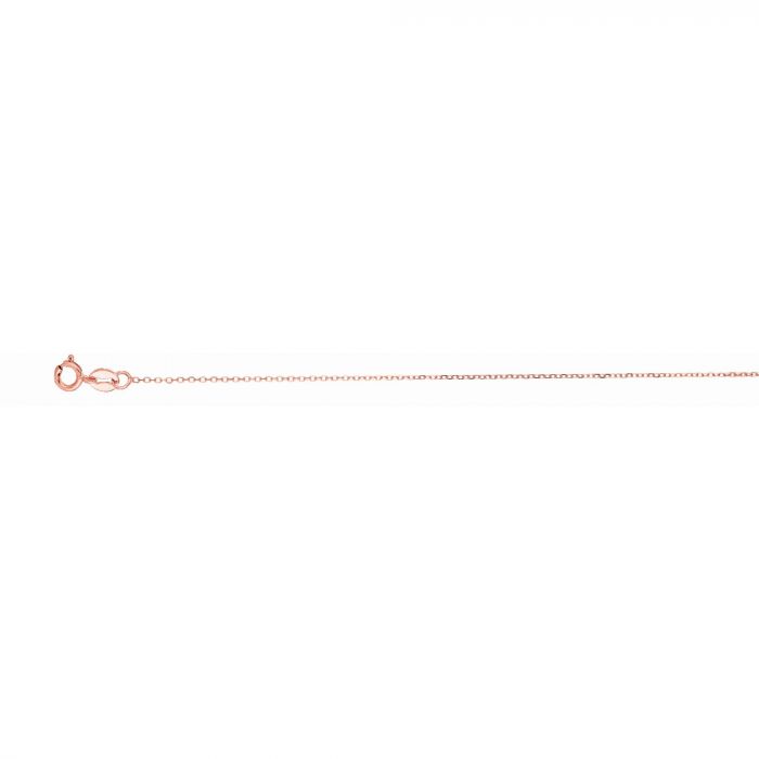 Rose Goldt Cable Link Chain PSCAB025-16