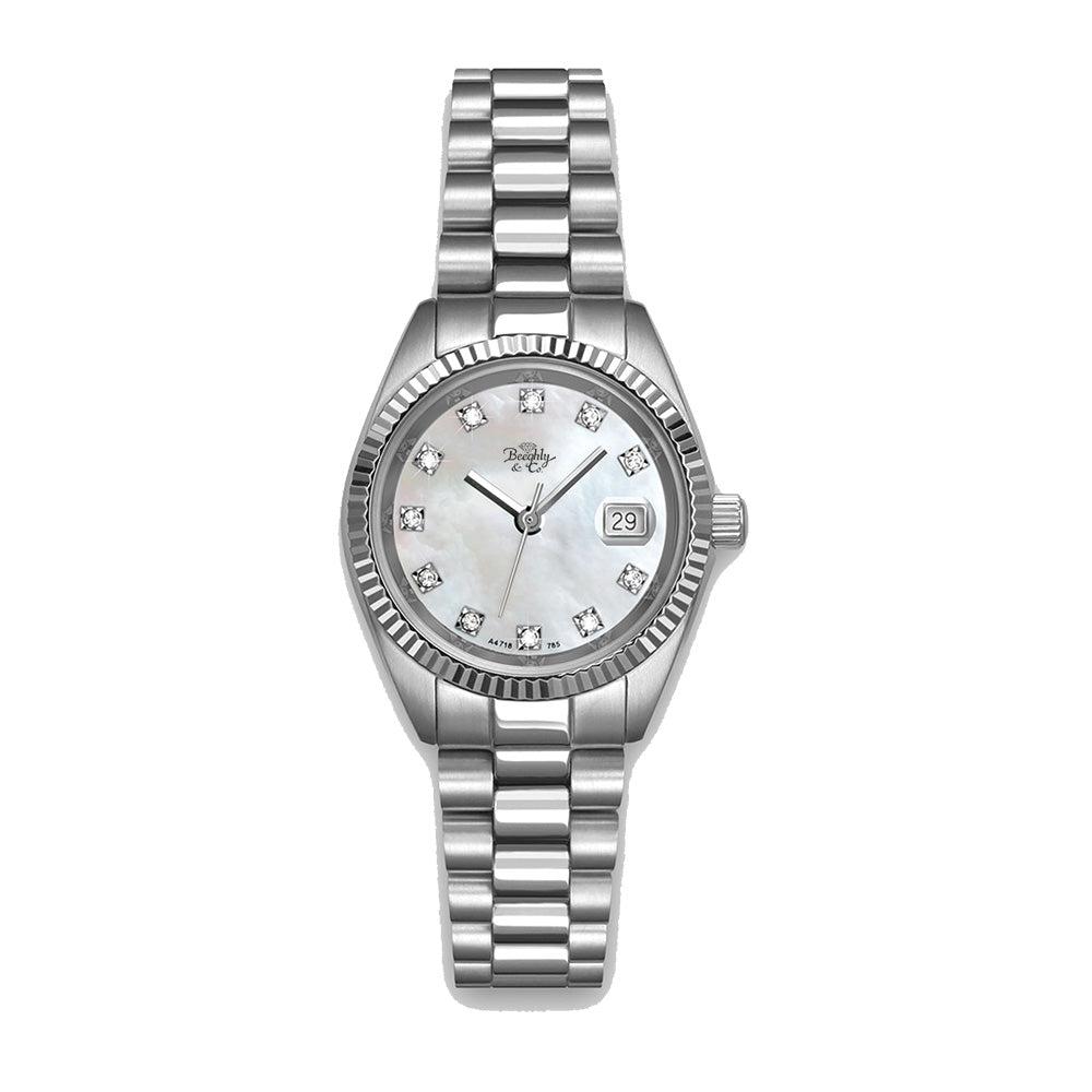 Mother of Pearl Lady's Watch in Stainless Steel