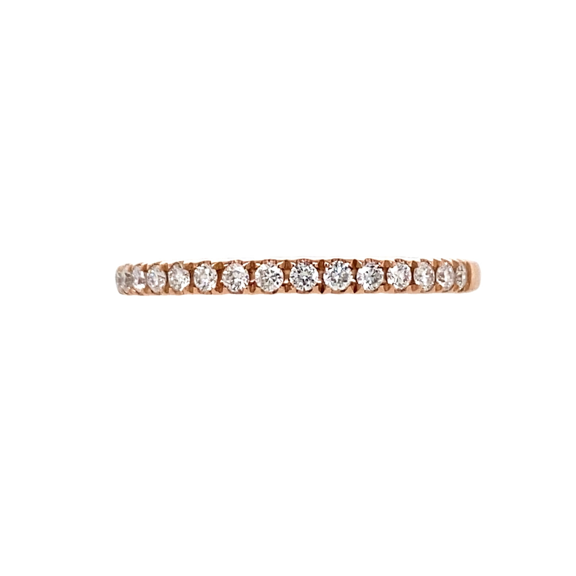 Diamond Wedding/Anniversary Band in Rose Gold by B&C