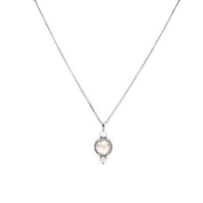 Moonstone Pendant in Yellow Gold by B&C