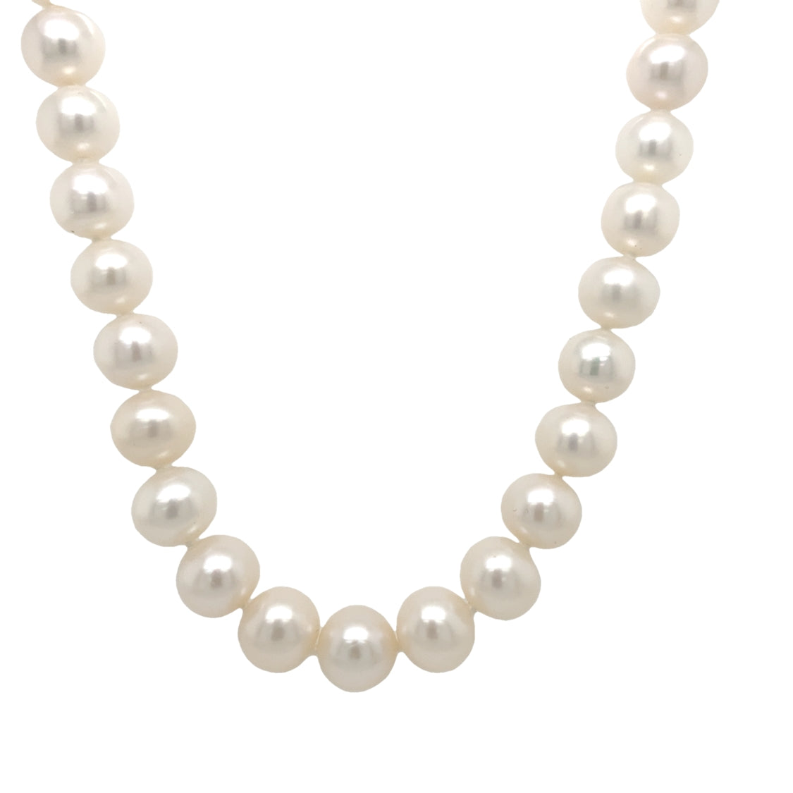 Silver Freshwater Pearl Necklace AE-SERIES