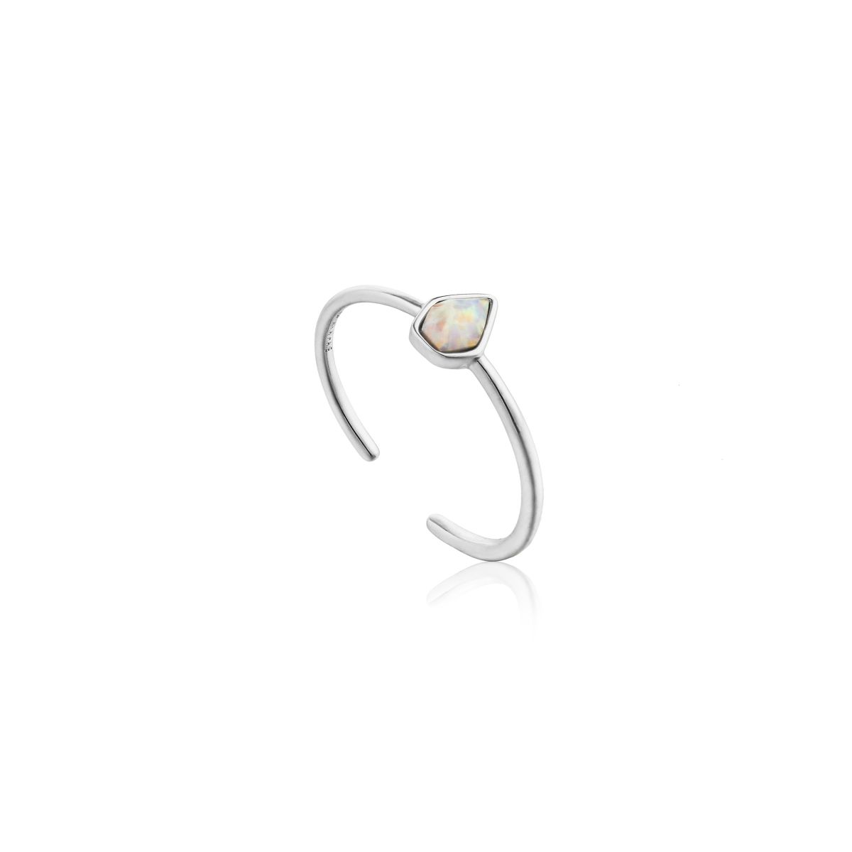 Opal Colour Ring in Silver by Ania Haie