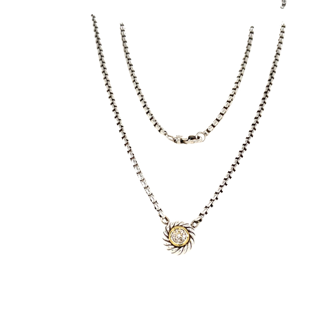 Estate David Yurman Albion Necklace in Two-Tone Gold