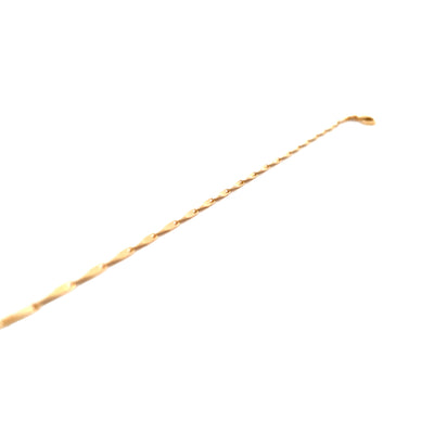 7" Infinity Chain Bracelet in Yellow Gold