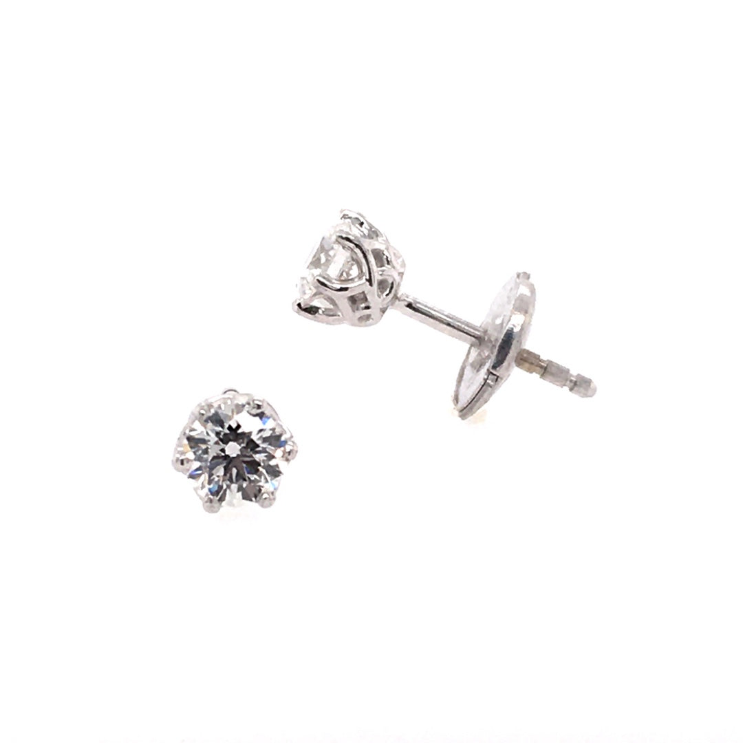 Beeghly & Co. 18 KT White Gold "Best Collection" Diamond 1/2 CTW Stud Earrings BCE-AS-4.0MM