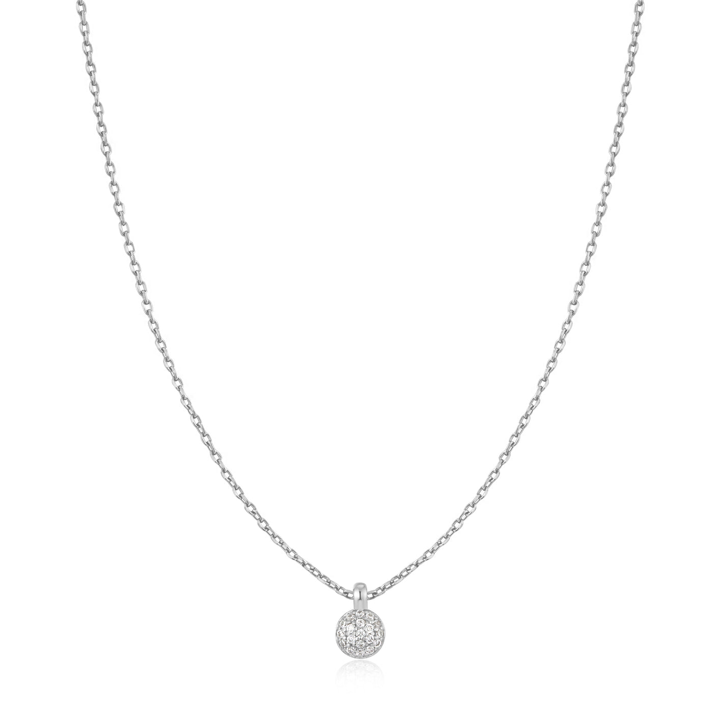 Cluster Style CZ Pendant in Silver by Ania Haie