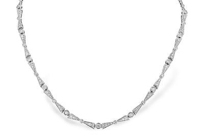 Allison Kaufman Co. 14 Karat Fancy Link Diamond Necklaces N8527