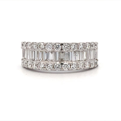 White Gold Diamond Fashion Ring