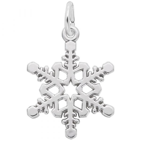 Snowflake Charm in Silver