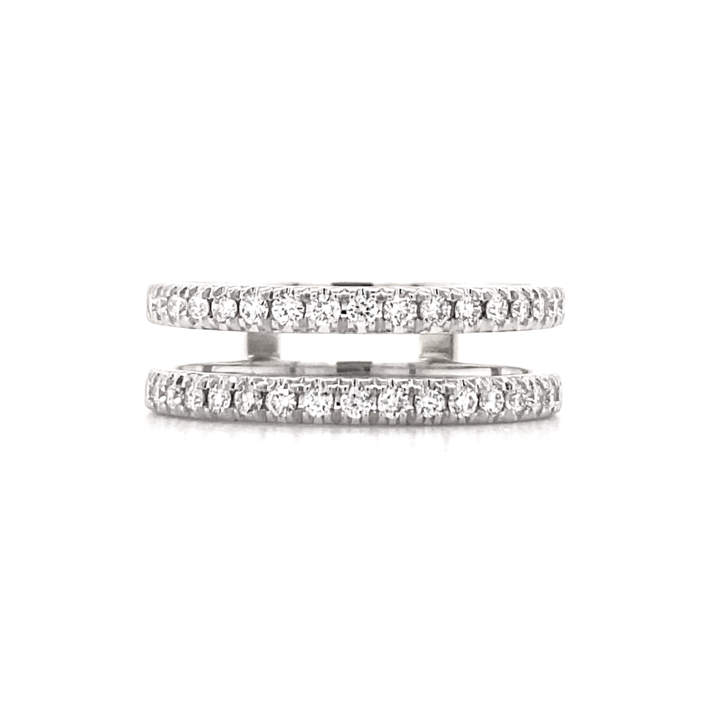 Beeghly & Co. White Gold Diamond Wedding Band - Lady's BCR-65BW-Wrap