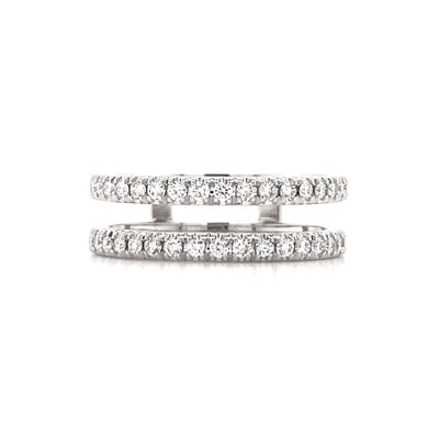 Beeghly & Co. White Gold Diamond Wedding Band - Lady's BCR-65BW-Wrap